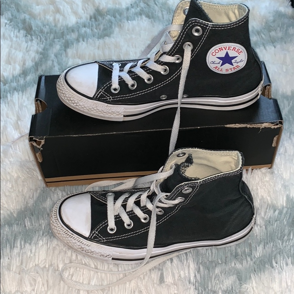 Black & White All Star Hightop Converse